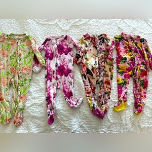 Posh Peanut (2) Bestaroo (1) Levbaby (1) gently used onesies